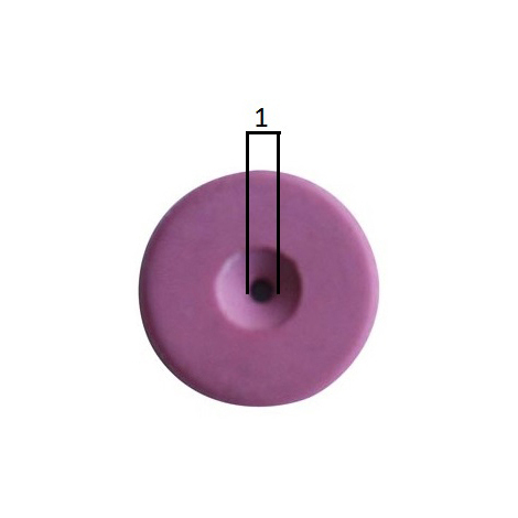 PIASTRINA CERAMICA D. 1,0 PZ.10